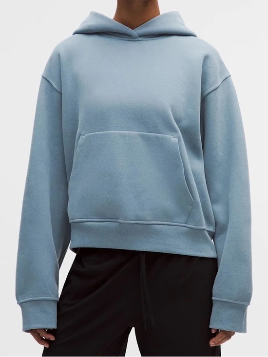 lululemon athletica Tops - Lululemon Steady State Oversized Hoodie Steel Blue Size Medium M NWT New